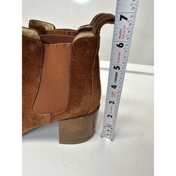 Everlane The Heel Boots in Rust Suede Women sz 8 - Picture 10 of 11
